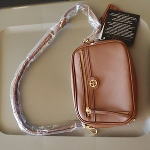 NWT Iman brown crossbody bag
